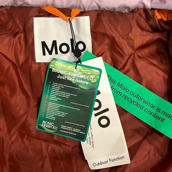 Molo Harper Glowy Rainbow Coat - Picture 11 of 16